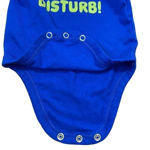 Bright blue Garanimals onesie. EUC. O-3 months - Picture 5 of 6